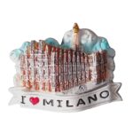 i love milano italy fridge magnet – cathedral travel keepsake & whiteboard display decor