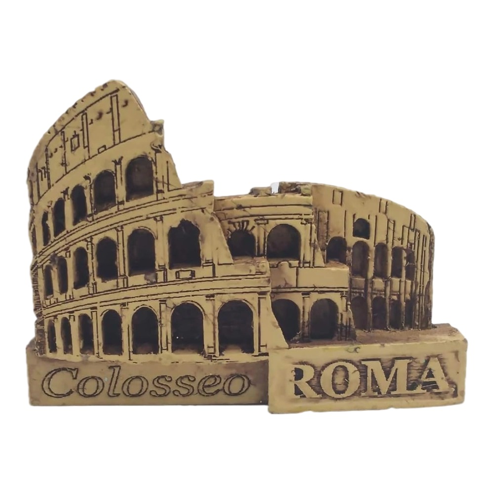 rome italy fridge magnet – colosseum (colosseo roma) 3d souvenir for ancient architecture lovers & elegant home decor
