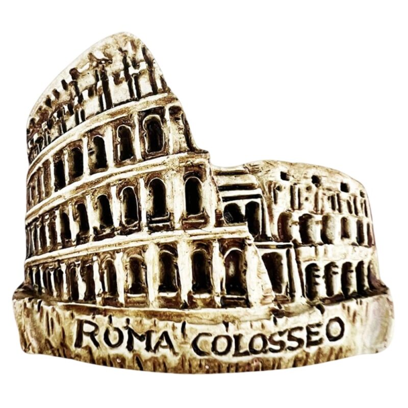 rome colosseum fridge magnet – ancient roman arena souvenir & vintage collector gift
