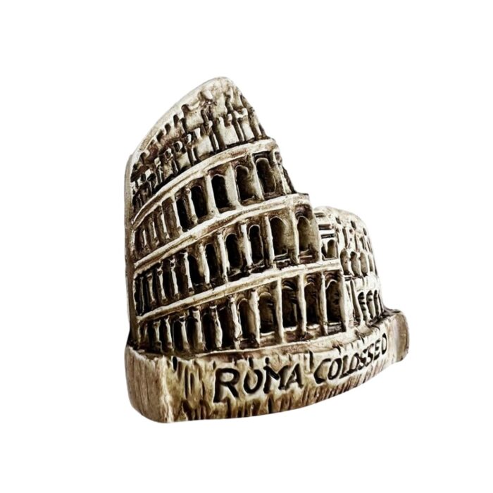 rome colosseum fridge magnet – ancient roman arena souvenir & vintage collector gift