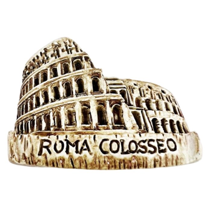 rome colosseum fridge magnet – ancient roman arena souvenir & vintage collector gift