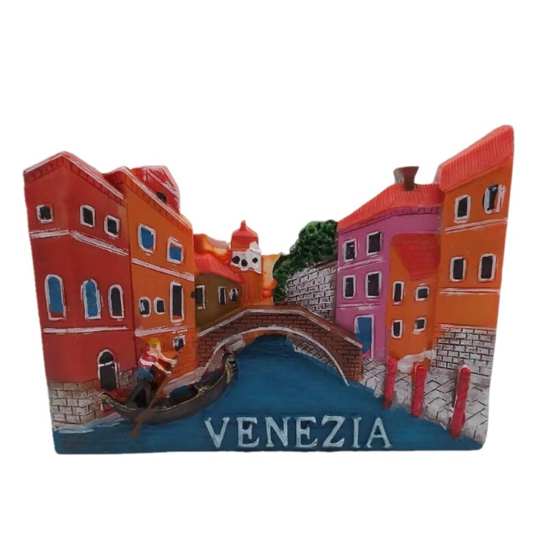 venice italy canal scene fridge magnet – travel memory gift & fridge art decoration