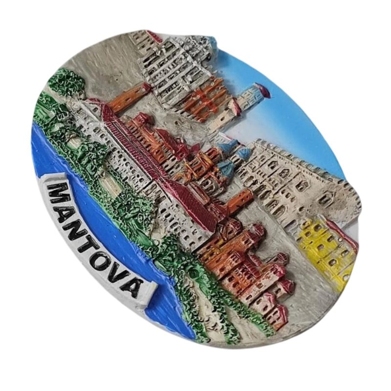 mantova italy fridge magnet renaissance city travel gift & scenic whiteboard display