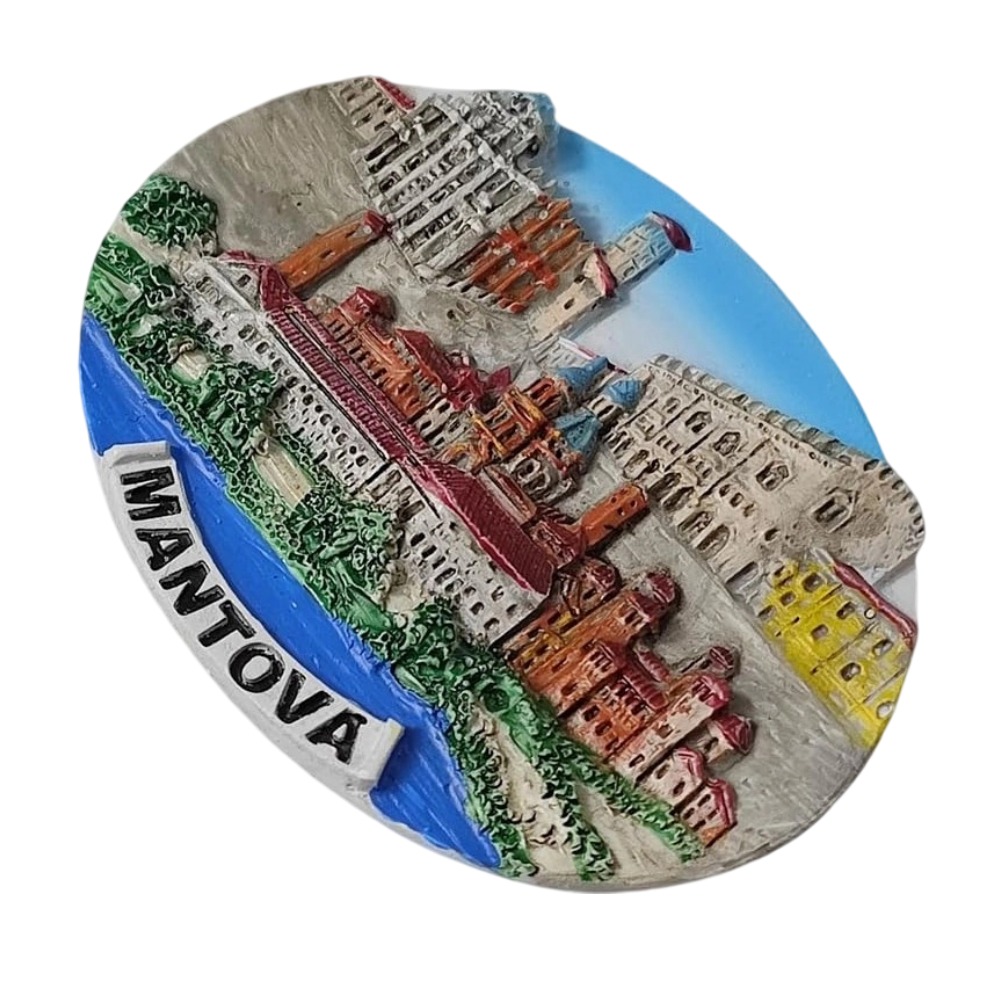 mantova italy fridge magnet renaissance city travel gift & scenic whiteboard display
