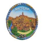 matera italy fridge magnet ancient stone town memento & historic display piece