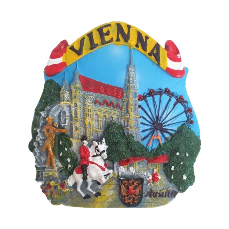 innsbruck austria fridge magnet – snow mountain & winter scene collectible for seasonal fridge decor