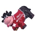 swiss chocolate cow fridge magnet – fun switzerland souvenir gift for chocolate lovers & fridge art fans