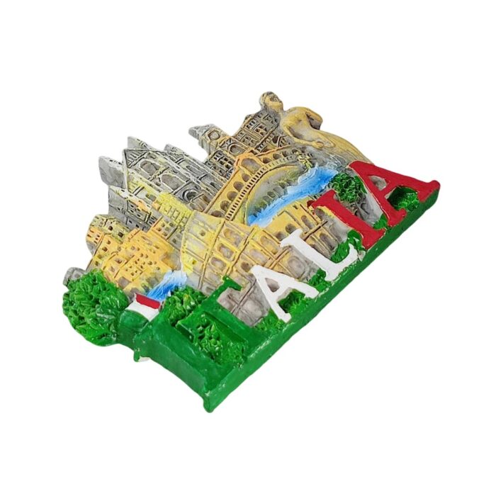 italia architecture fridge magnet iconic monuments from rome & florence – collector’s souvenir & home display
