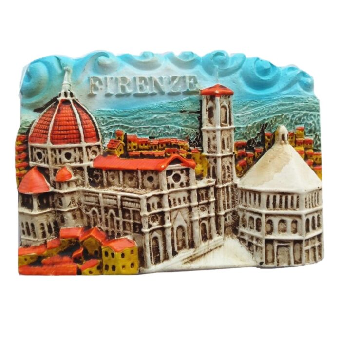 firenze cathedral italy fridge magnet – florence duomo travel souvenir gift & renaissance decor