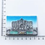 rome italy fridge magnet – trevi fountain travel keepsake & collector’s classical decor