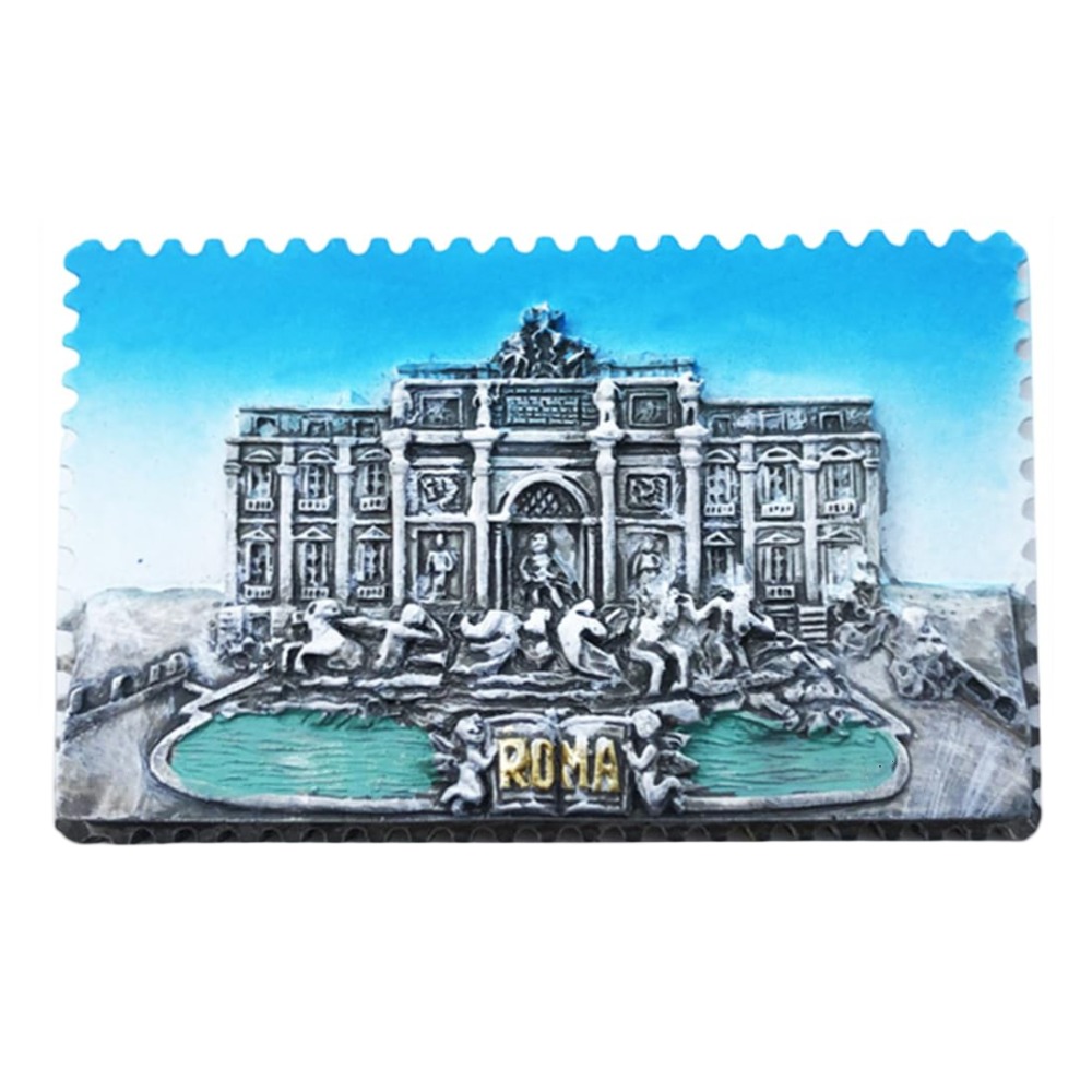 rome italy fridge magnet – trevi fountain travel keepsake & collector’s classical decor