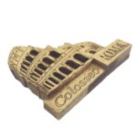 rome colosseo fridge magnet – sepia style italy souvenir & vintage roman decor accent