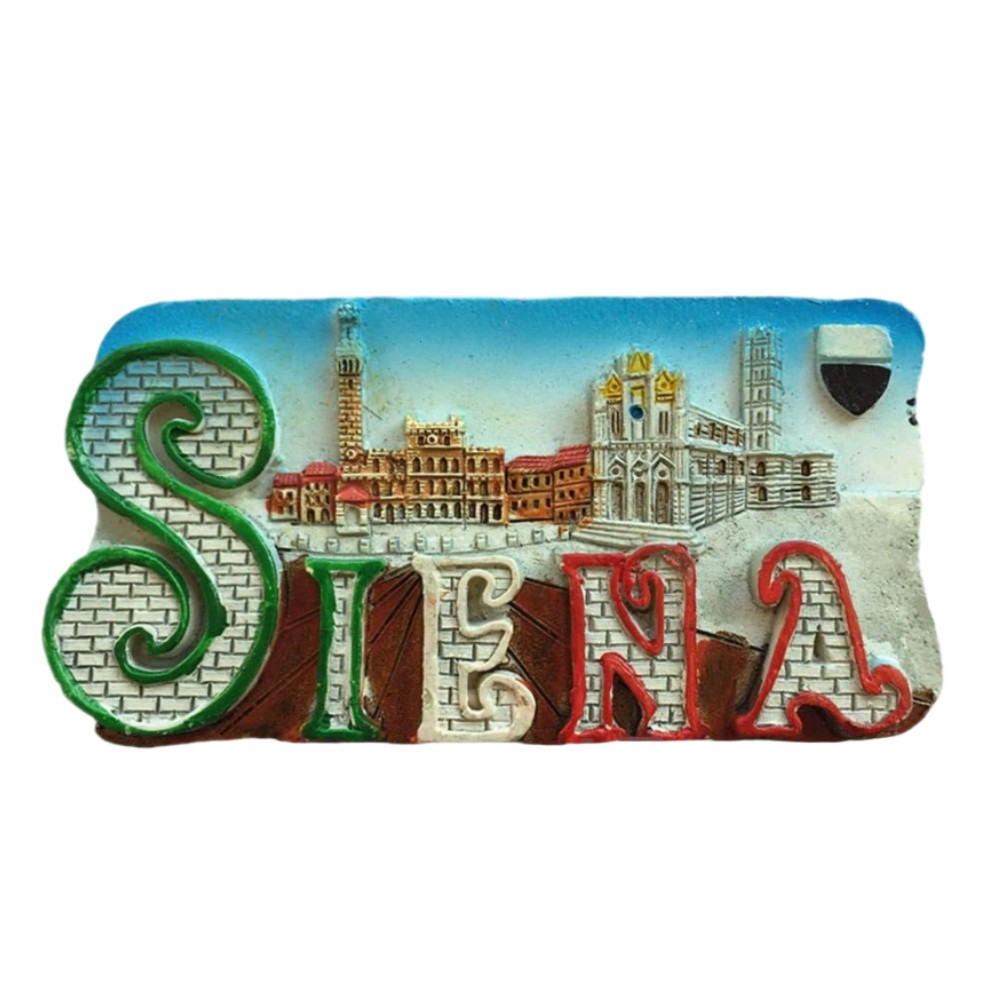 siena italy fridge magnet – historic cityscape travel keepsake & italian heritage decor