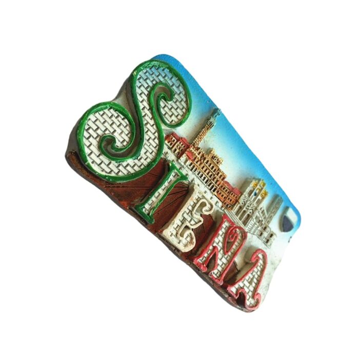 siena italy fridge magnet – historic cityscape travel keepsake & italian heritage decor