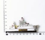 italy ship fridge magnet – italian navy style souvenir & minimalist maritime decor piece