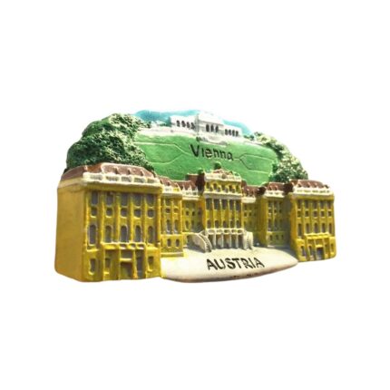vienna austria fridge magnet – schönbrunn palace 3d landmark, classic travel gift & kitchen display