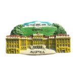 vienna austria fridge magnet – schönbrunn palace 3d landmark, classic travel gift & kitchen display