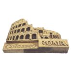 rome italy fridge magnet – colosseum (colosseo roma) 3d souvenir for ancient architecture lovers & elegant home decor