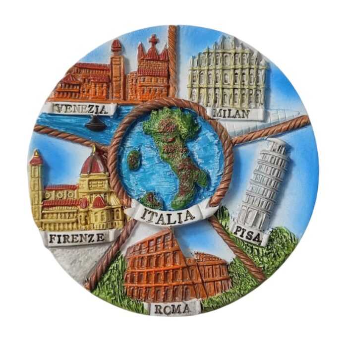 italy landmark cities fridge magnet venezia milan pisa roma firenze travel memory & kitchen decor