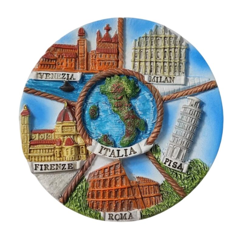italy landmark cities fridge magnet venezia milan pisa roma firenze travel memory & kitchen decor