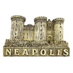 neapolis castle italy fridge magnet – historic fortress design souvenir for classical architecture lovers & whiteboard decoration