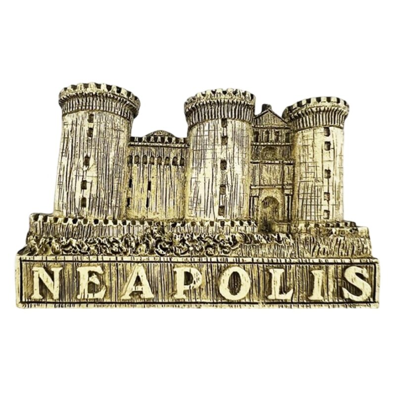 neapolis castle italy fridge magnet – historic fortress design souvenir for classical architecture lovers & whiteboard decoration