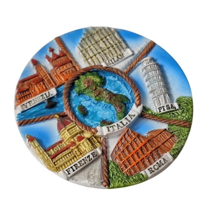 italy landmark cities fridge magnet venezia milan pisa roma firenze travel memory & kitchen decor