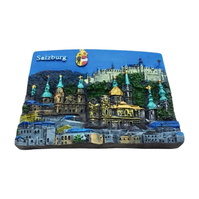 innsbruck austria fridge magnet – mountain view & goldenes dachl, travel keepsake & alpine home display
