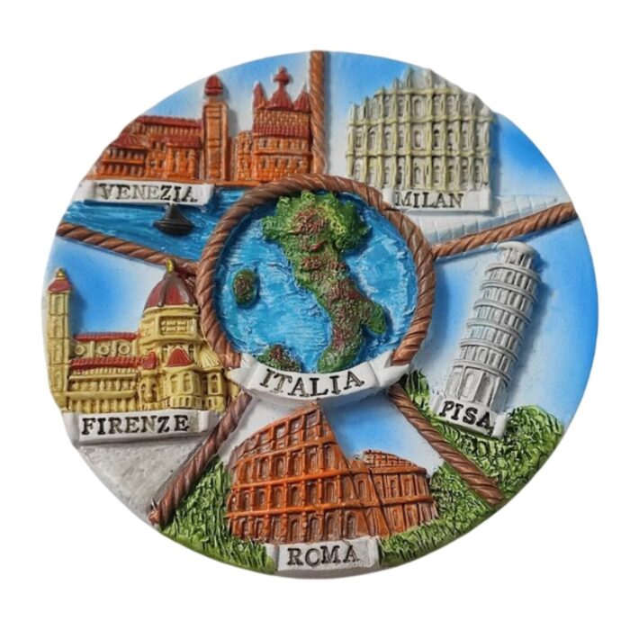 italy landmark cities fridge magnet venezia milan pisa roma firenze travel memory & kitchen decor