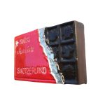 switzerland chocolate bar fridge magnet – cute swiss souvenir gift for kitchen decor & chocolate fans