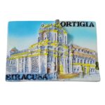 ortigia & siracusa italy fridge magnet – baroque landmark travel gift & european heritage decor