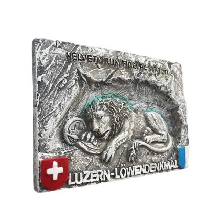 luzern löwendenkmal fridge magnet – switzerland lion monument souvenir for history lovers & fridge collection