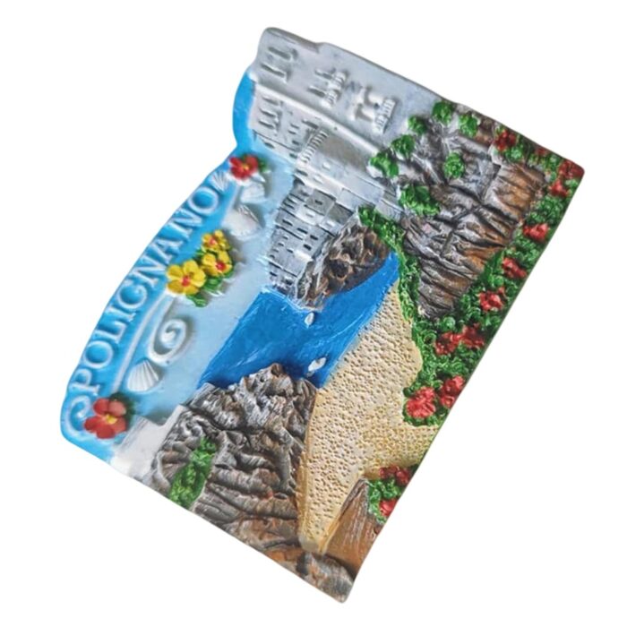 polignano a mare italy fridge magnet – coastal cliffs & beach town travel gift & seaside home decor