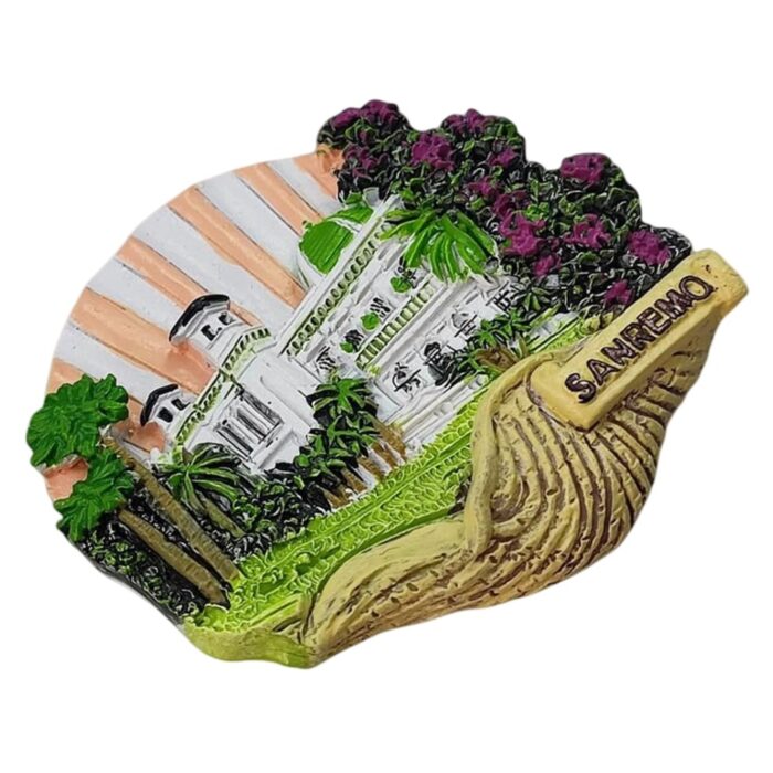 sanremo italy fridge magnet – riviera city souvenir & tropical style whiteboard decor