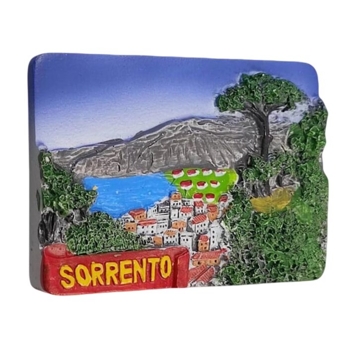 sorrento italy fridge magnet – coastal panorama souvenir & seaside kitchen decoration