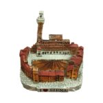 siena italy fridge magnet – historic piazza del campo design keepsake for tourists & rustic decor fans