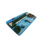 switzerland rhine falls scenic fridge magnet colorful travel souvenir for kitchen or whiteboard decoration