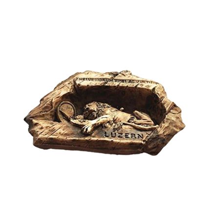 switzerland lucerne lion monument fridge magnet 3d resin travel souvenir & rustic home decor gift