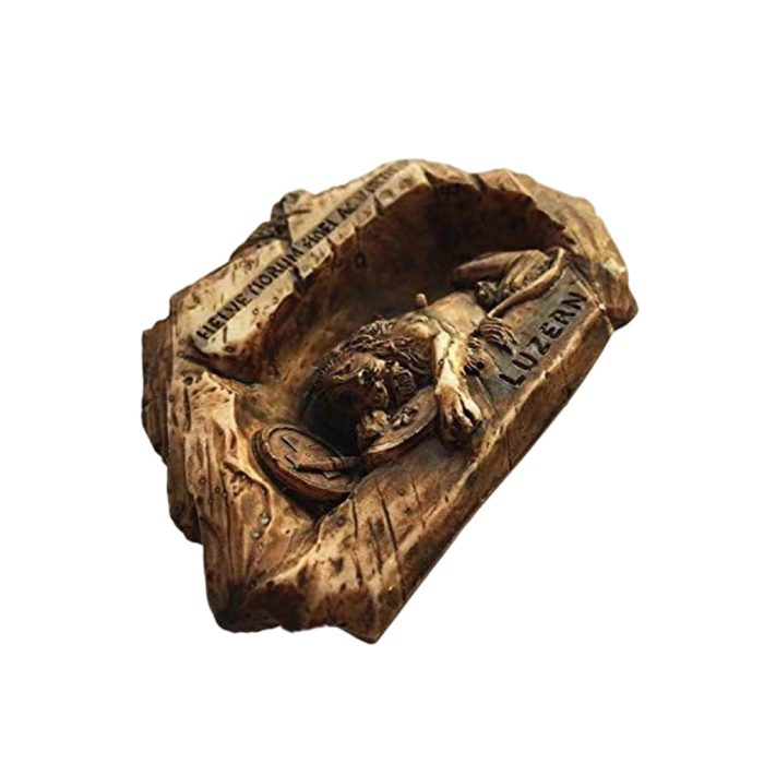 switzerland lucerne lion monument fridge magnet 3d resin travel souvenir & rustic home decor gift