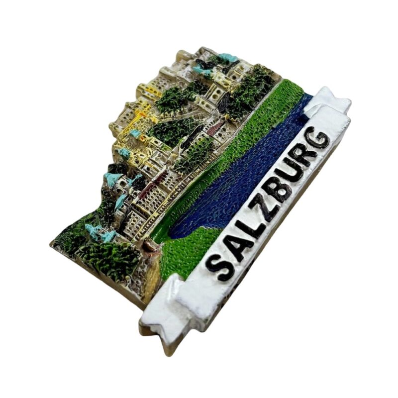 salzburg austria scenic fridge magnets – mountain city travel souvenir & colorful fridge decor