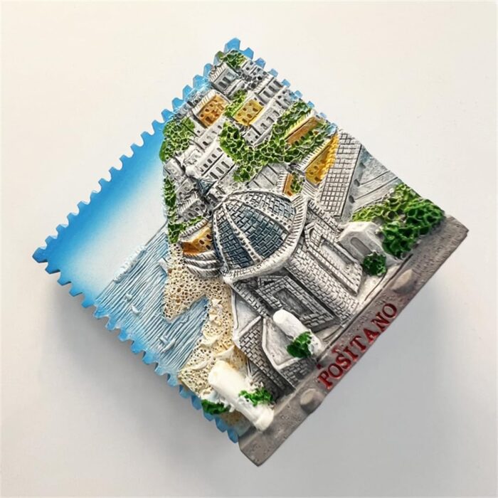 positano italy fridge magnet amalfi coast souvenir gift, scenic memory for fridge or office