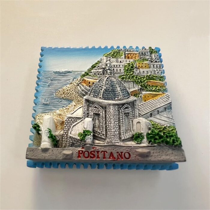 positano italy fridge magnet amalfi coast souvenir gift, scenic memory for fridge or office