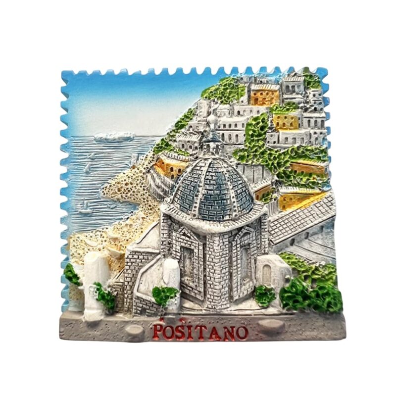 positano italy fridge magnet amalfi coast souvenir gift, scenic memory for fridge or office