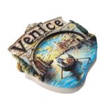 venice italy fridge magnet – romantic gondola travel souvenir & kitchen art decor