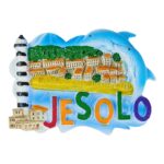 jesolo italy fridge magnet – seaside town travel keepsake & whiteboard decoration gift