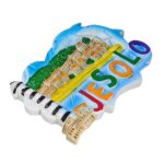 jesolo italy fridge magnet – seaside town travel keepsake & whiteboard decoration gift