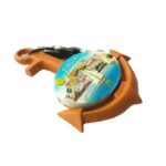 ibiza spain fridge magnet anchor shape sailing scene travel souvenir for marine lovers & memo boards