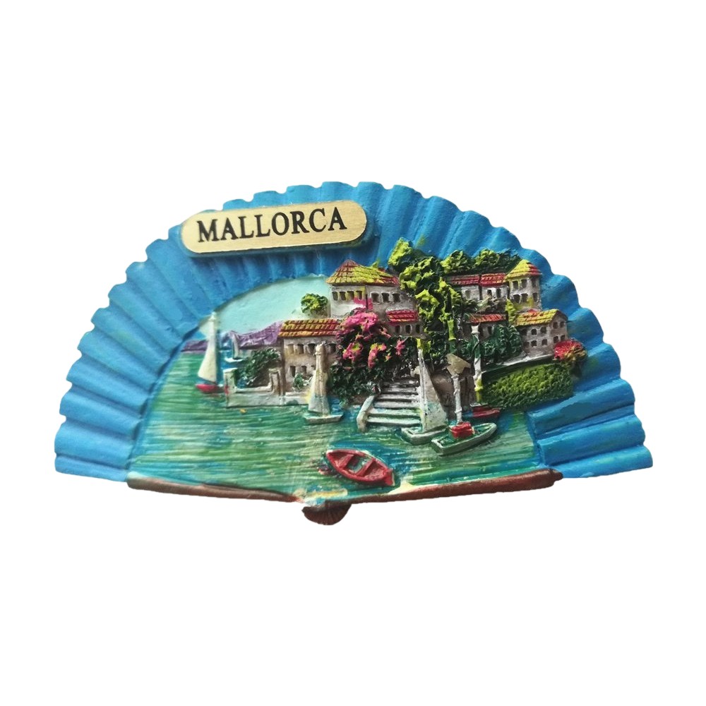 mallorca spain fridge magnet coastal travel keepsake & whiteboard decor accent