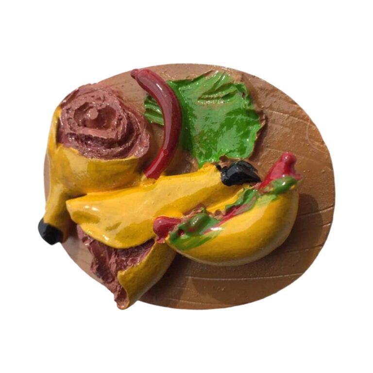 spanish tapas fridge magnet traditional jamón & chili food design souvenir for fridge display