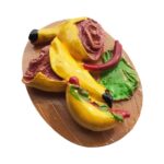 spanish tapas fridge magnet traditional jamón & chili food design souvenir for fridge display